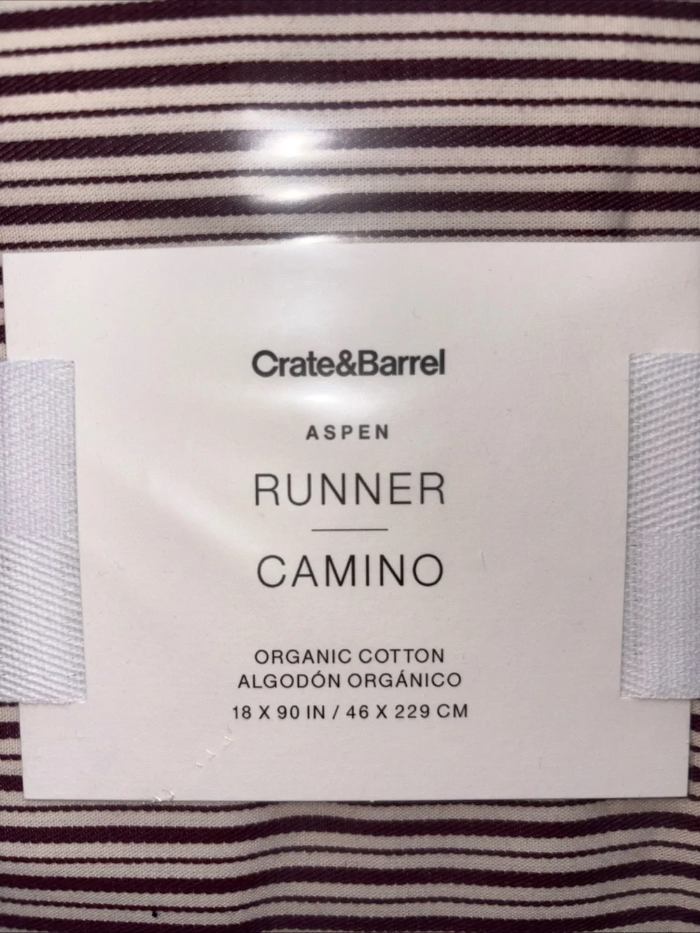 Crate&Barrel new 18x90